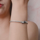 Brazalete Caballero con Dos Cabezas de Caballo