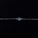 Pulsera Cadenita con Opalo Azul