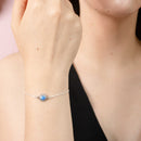 Pulsera Cadenita con Opalo Azul