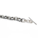 Pulsera Eslabón Pesada con Torzal Oxidado
