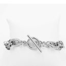 Pulsera Eslabón Pesada con Torzal Oxidado