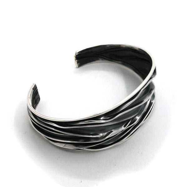 Brazalete Disminución Chico Corrugado de Plata .925