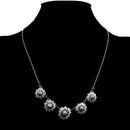 Collar Flor de Filigrana de Plata .925 - 3