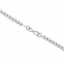 Pulsera Infinito y Casquillas 2 de Plata .925