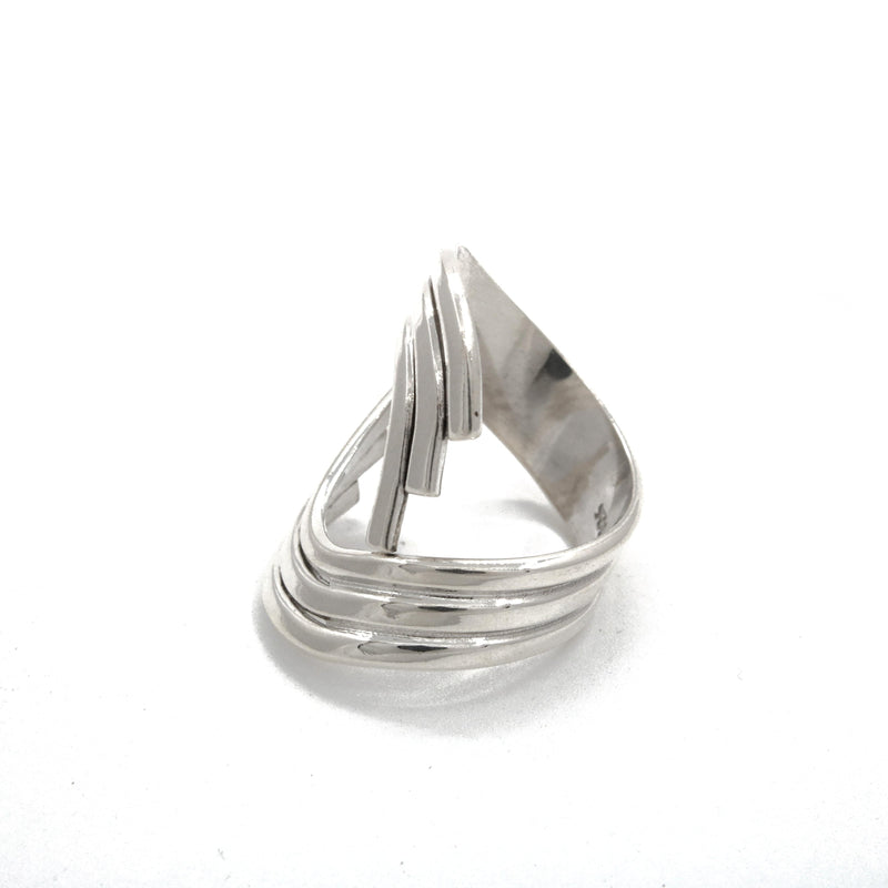 Anillo Triple Alambres de Plata .925 - 3