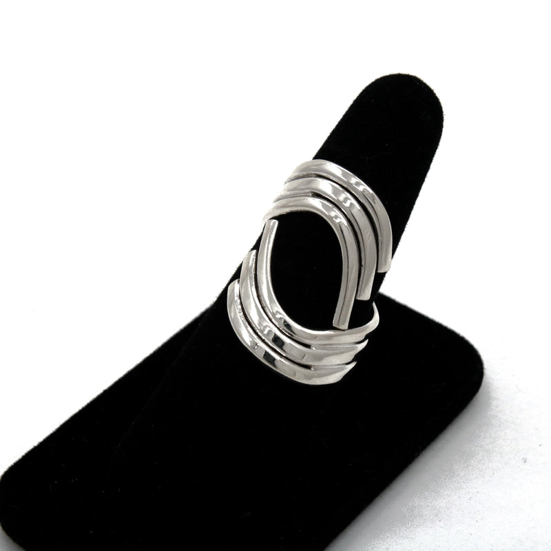 Anillo Triple Alambres de Plata .925 - 1