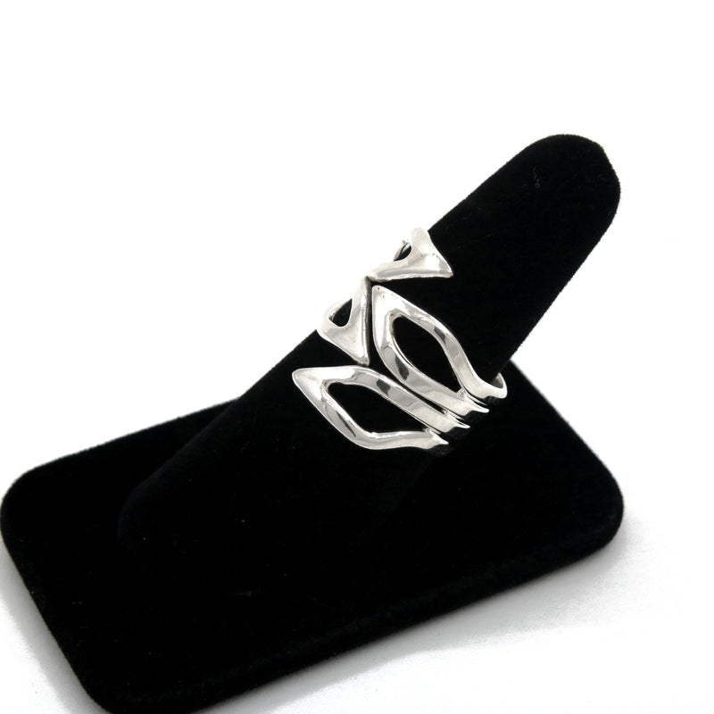Anillo Hojas de Plata .925 - 3