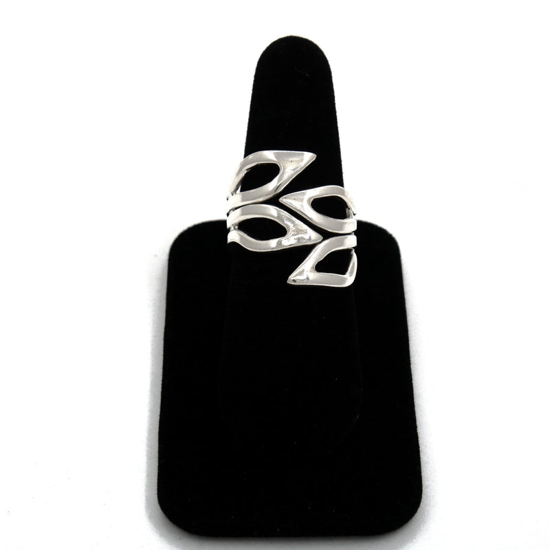 Anillo Hojas de Plata .925 - 1