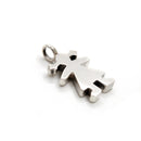 Dije Niña Cartoneada 2 de Plata .925