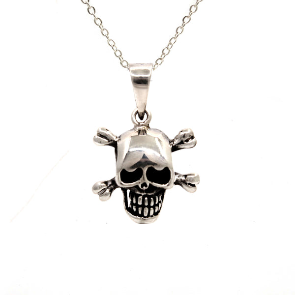 Dije Calavera Mediana de Plata .925