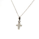 Dije Cruz Cartoneada de Plata .925