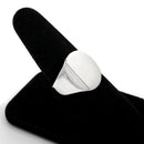 Anillo Ovalado Plano Liso