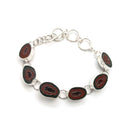 Pulsera con Piedra Geodita de Plata .925 - 4