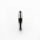 Anillo Banda Línea Negra de Plata .925 - 4