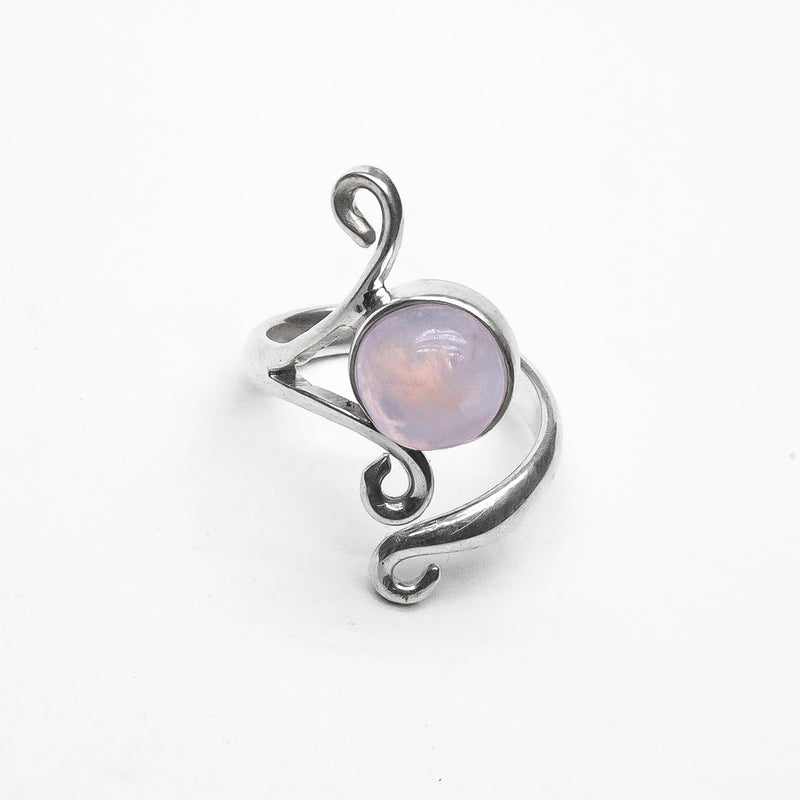 Anillo Piedra LarimarLuna de Plata .925 - 7