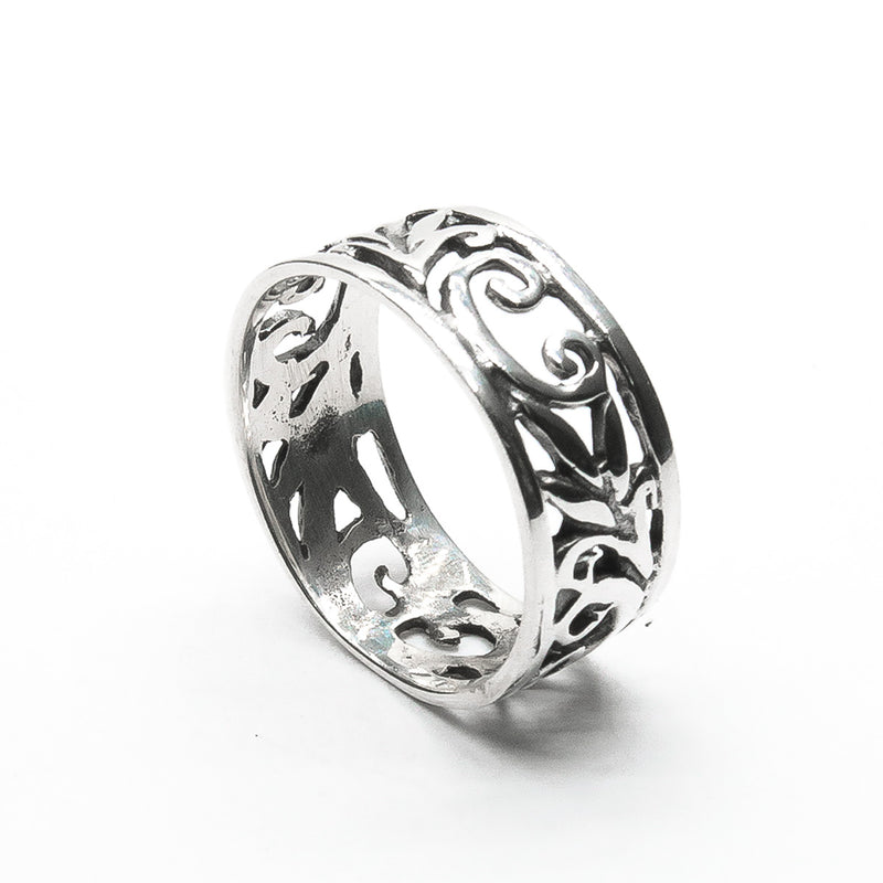 Anillo Ramas de Plata .925 - 2