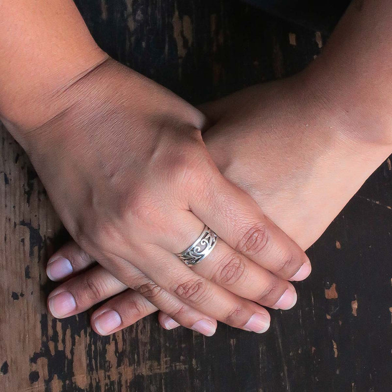 Anillo Ramas de Plata .925 - 1