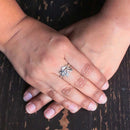 Anillo Rosa Oxidado de Plata .925 - 1