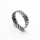 Anillo Trenzado Oxidado de Plata .925 - 2