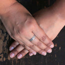 Anillo Trenzado Oxidado de Plata .925 - 1