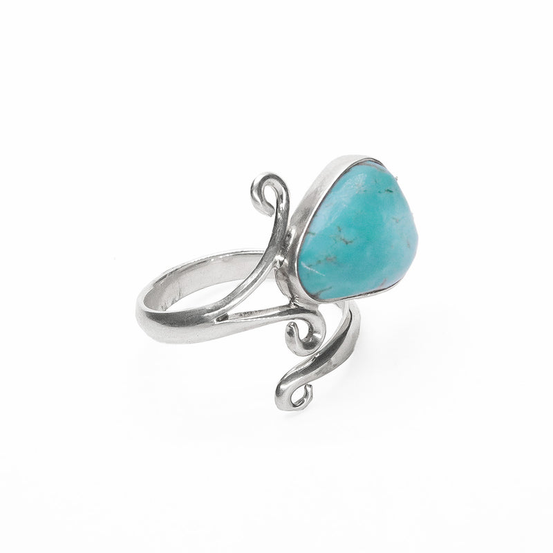 Anillo Turquesa de Plata .925 - 1