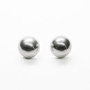 Aretes Broquel 12 Bola de Plata .925