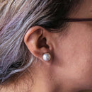 Aretes Broquel 12 Bola de Plata .925 - 3