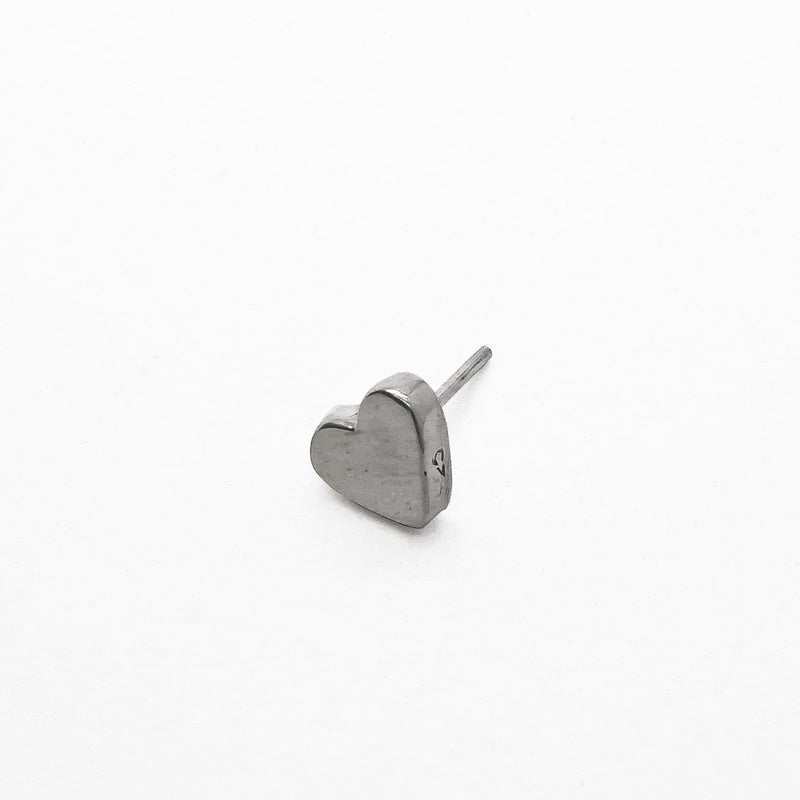 Aretes Corazón de Plata .925 - 2