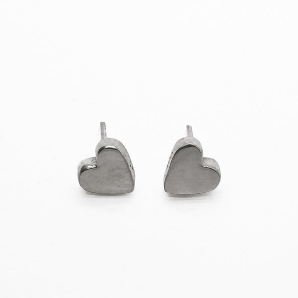 Aretes Corazón de Plata .925