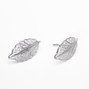 Aretes Hoja Filigrana de Plata .925 - 2