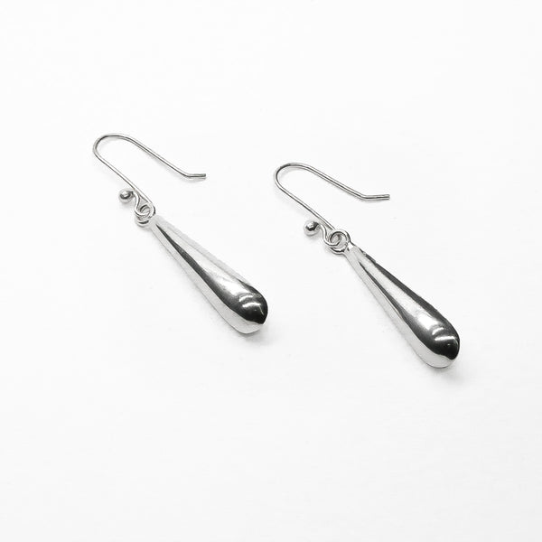 Aretes Lisos de Plata .925