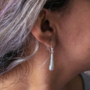 Aretes Lisos de Plata .925 - 3