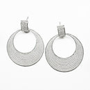 Aretes Redondos Filigrana de Plata .925