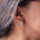 Arracadas Redonda de Plata .925 - 3