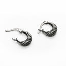 Arracadas Torzal Oxidada de Plata .925 - 1