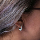 Arracadas Torzal Oxidada de Plata .925 - 3