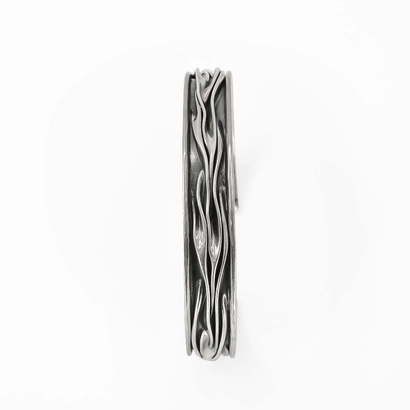 Brazalete Corrugado de Plata .925 - 1