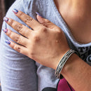 Brazalete Corrugado de Plata .925 - 3