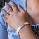 Brazalete Liso de Plata .925 - 2