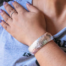 Brazalete Martillado Bombeado de Plata .925 - 3