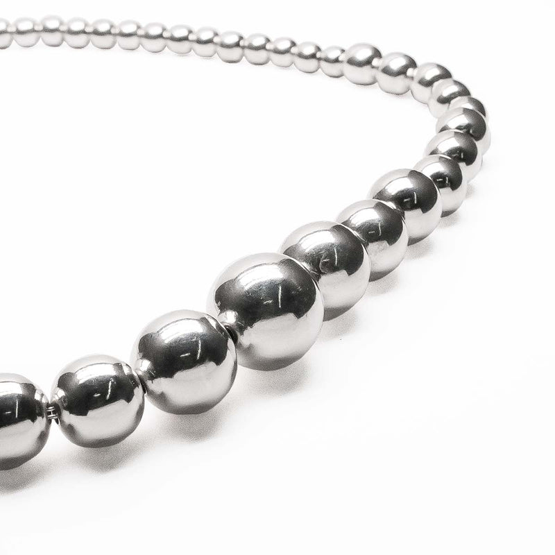 Collar Bola en Disminución de Plata .925 - 2