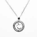 Collar Corazones Diamantados de Plata .925