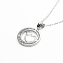 Collar Corazones Diamantados de Plata .925 - 1