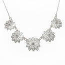 Collar Flor de Filigrana de Plata .925