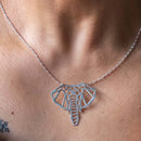 Dije Cara de Elefante de Plata .925