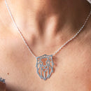 Dije Cara de León de Plata .925 - 2