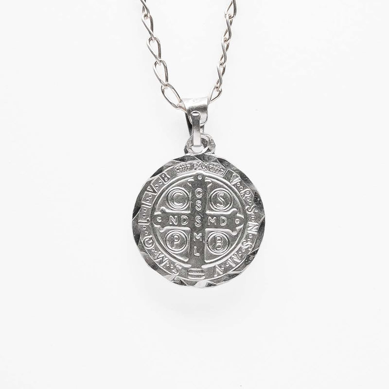 Dije Medalla San Benito de Plata .925 - 2