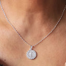 Dije Medalla San Benito de Plata .925 - 3