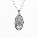 Dije Medalla Virgen Milagrosa de Plata .925