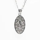 Dije Medalla Virgen Milagrosa de Plata .925 - 2